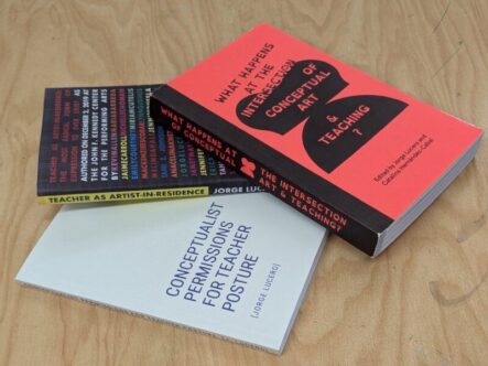 photo of books written by Jorge Lucero