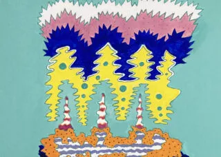 painting for Oaxaca Journal 3 by David Reisman