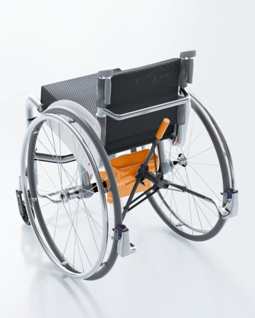 wheelchair with attachment