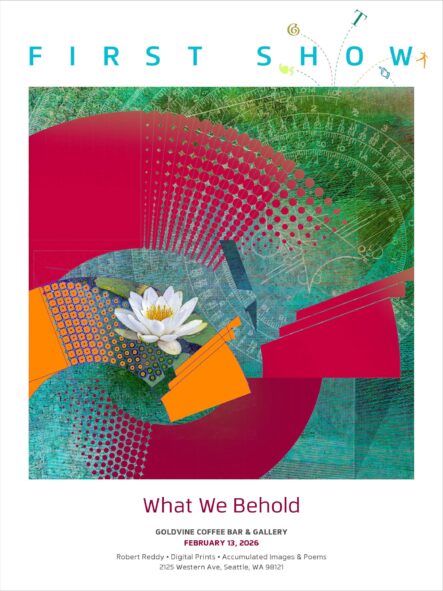 poster announcing opening of Robert Reddy's exhibition on February 13, 2026