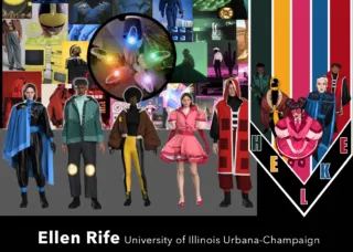 Fashion outfits created by Ellen Rife