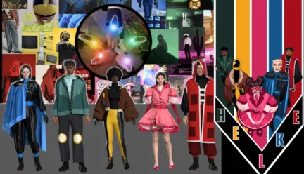 Fashion outfits created by Ellen Rife