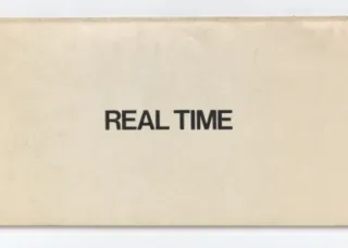 REAL TIME book by Eve Sonneman