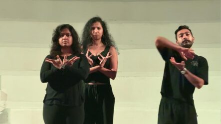 syed faizaan ahab and two other people in motion