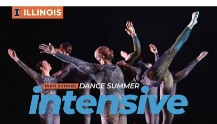 a dancer outstreches her leg