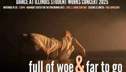 A woman bending backwards