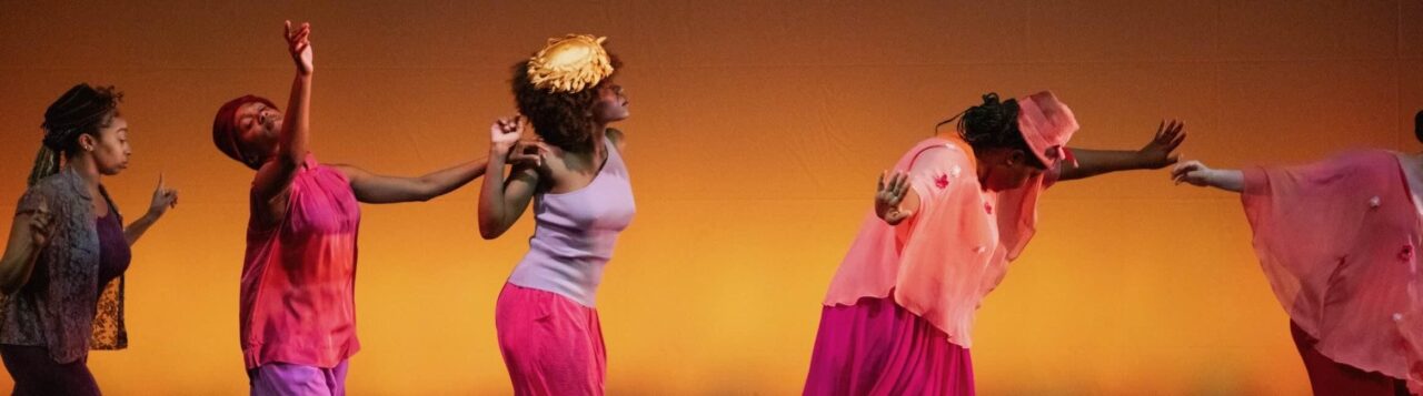 dancers standing in a row