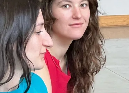 dancers looking at camera