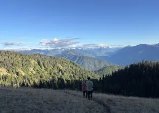 mountain views and sam