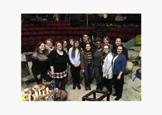 Stage managers with Cynthia Kocher and Amber Schultz