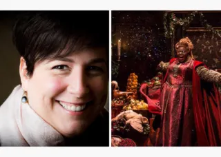 Head shot of Regina Garcia and Lisa Dixon in A Christmas Carol 