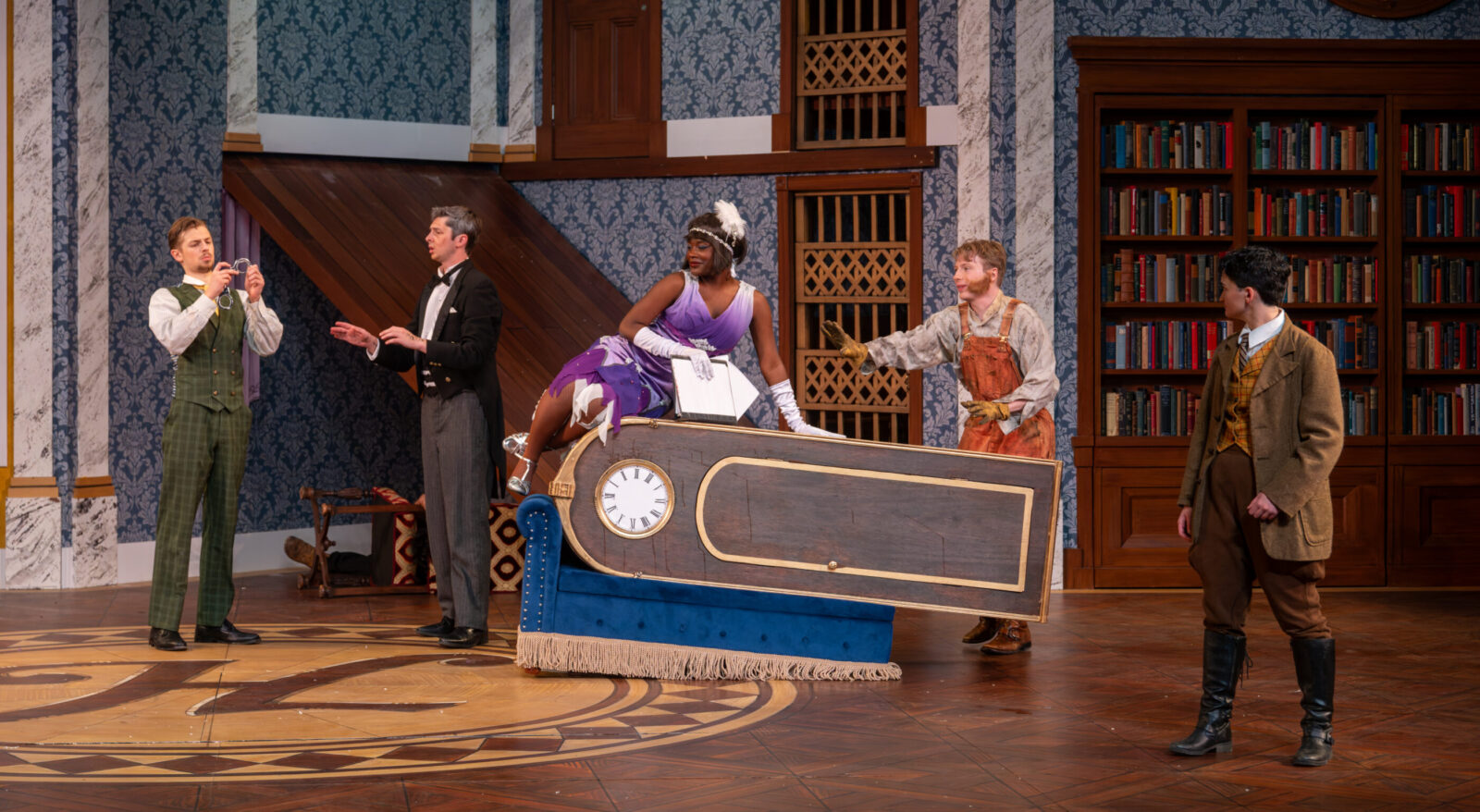 several people onstage performing