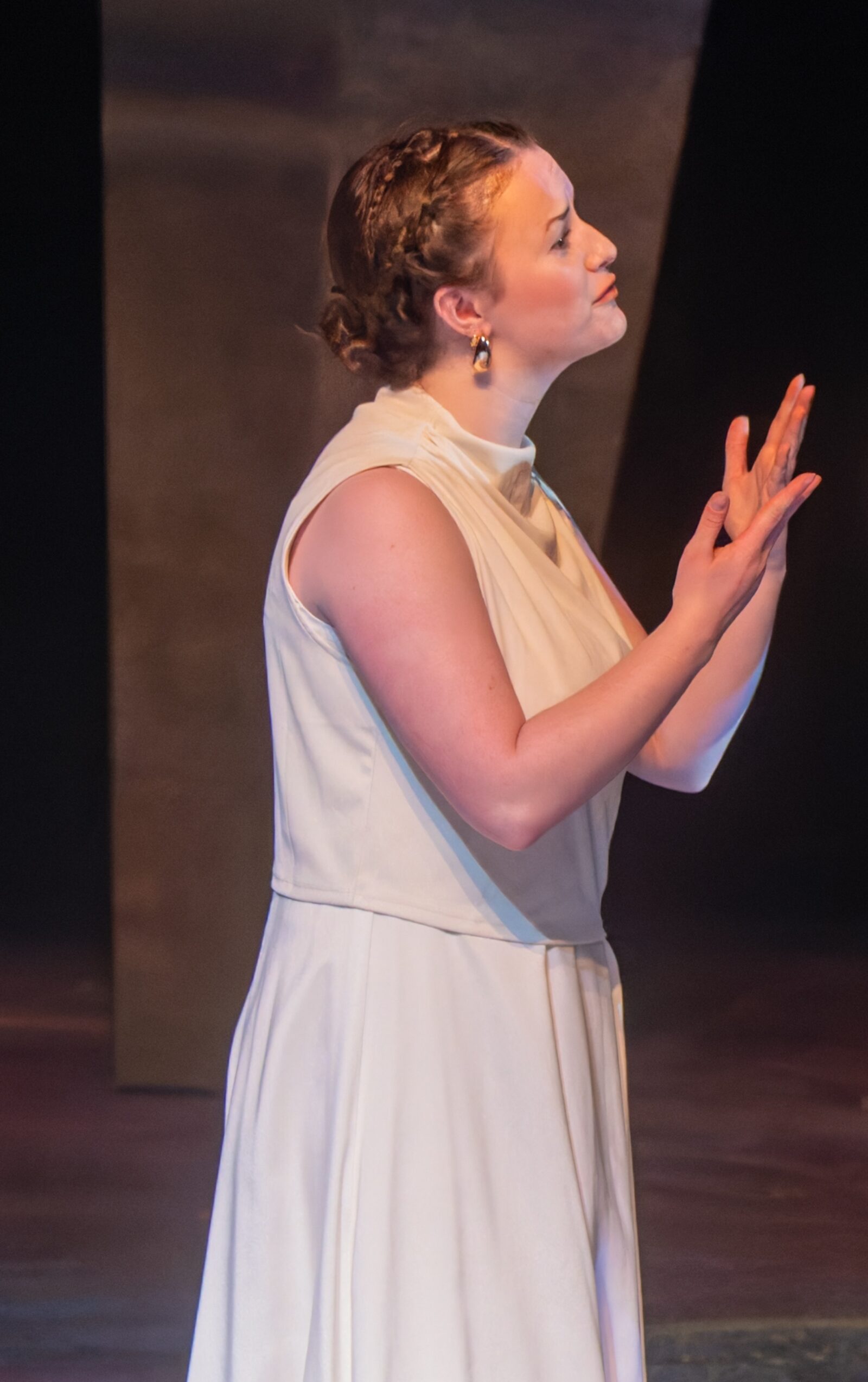 a person speaking onstage