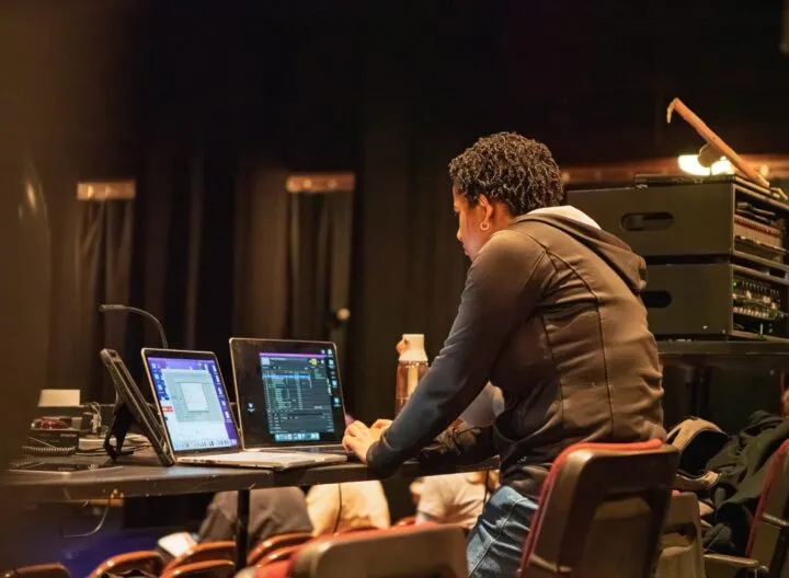 Technical rehearsal in Krannert Center