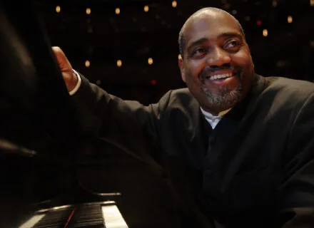 William Eddins at piano