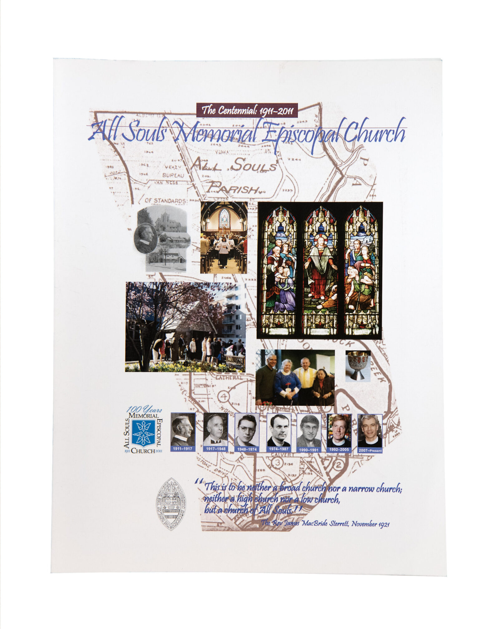 Centennial publication for All Souls Memoirs Episcopal Church