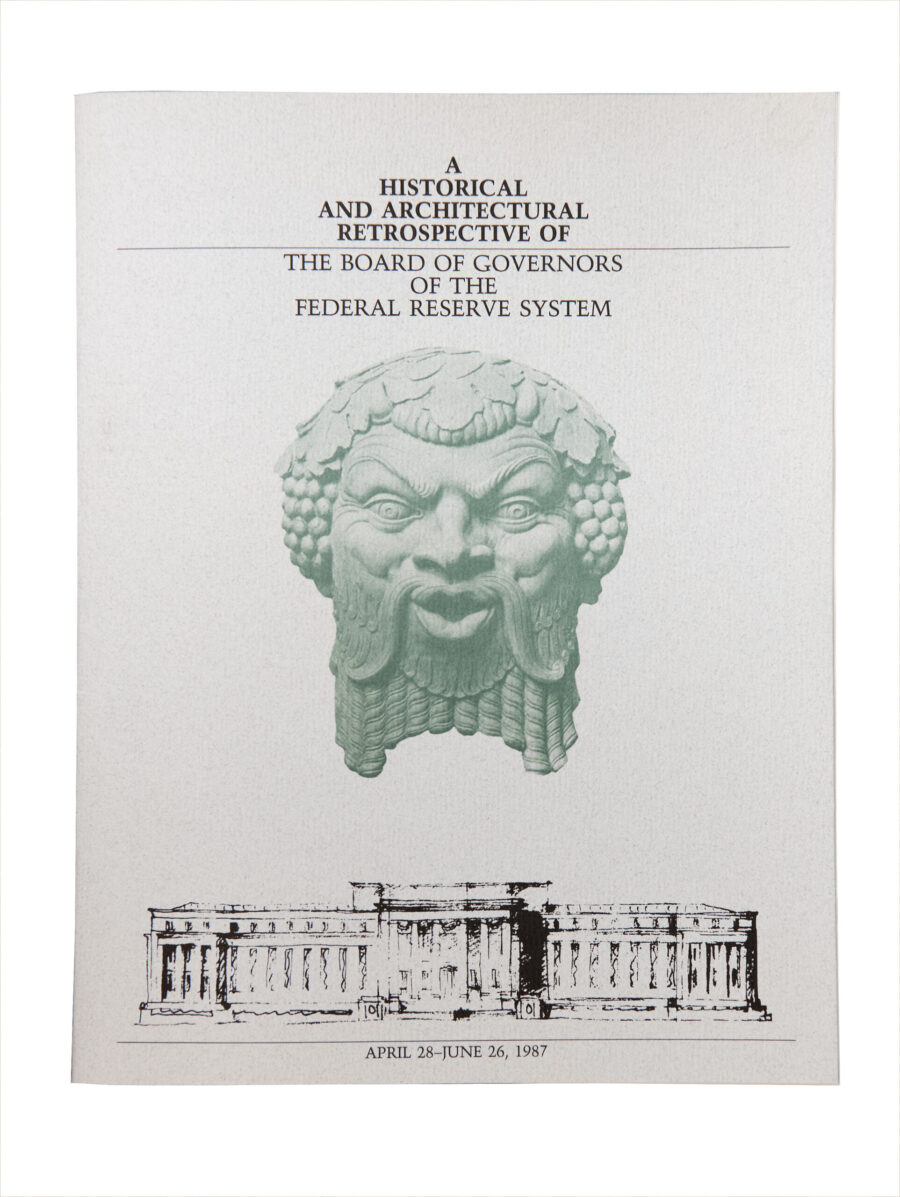 Cover of A Historical Architectural Retrospective Of The Board Of Governors of The Federal Reserve System designed by Huber