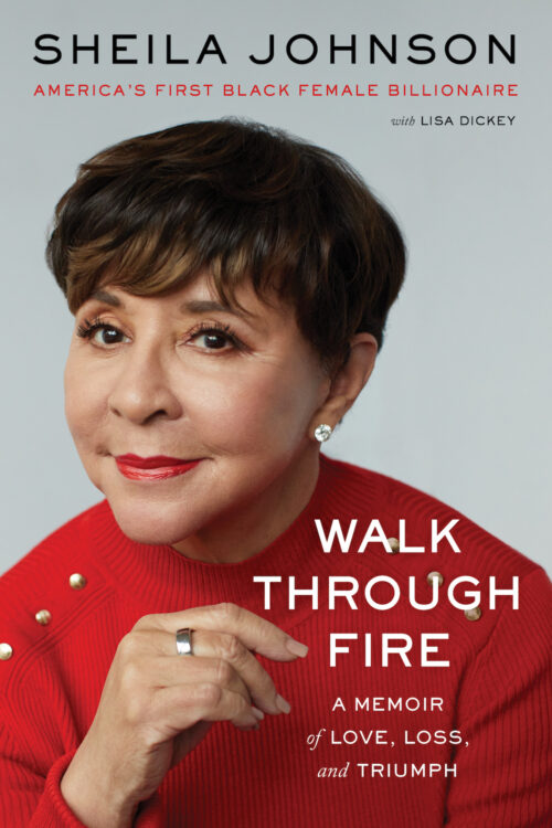 Cover of Sheila Johnson's book Walk Through Fire