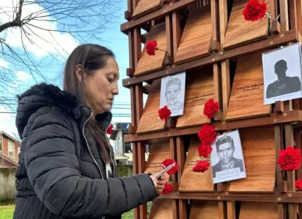 Marina Rubilar, President of the Association of Relatives of the Disappeared Detainees from Mulchén. Photo by Magdalena Novoa.