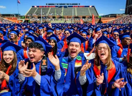 graduates celebrating