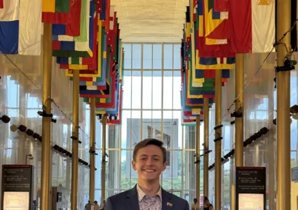 Matthew Felbein at the Kennedy Center